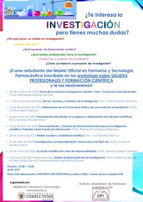 NOVEDAD - Workshops mensuales